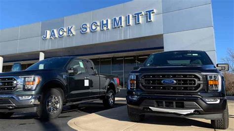Jack schmitt ford - Research the 2023 Ford F-150 LARIAT in Collinsville, IL at Jack Schmitt Ford of Collinsville. View pictures, specs, and pricing & schedule a test drive today. Jack Schmitt Ford of Collinsville; Sales 618-248-8160; Service 618-248-0586; Parts 618-491-5562; 1820 Vandalia Collinsville, IL 62234;